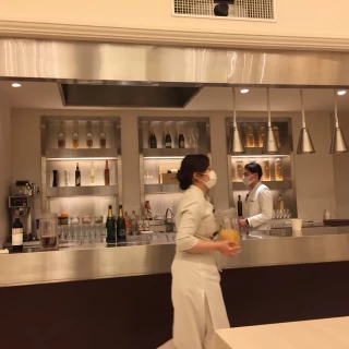 オープンキッチン付き