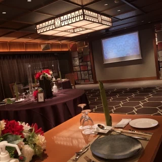 会場内での小規模の披露宴会場です。