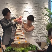 クレイケーキでの演出でした。