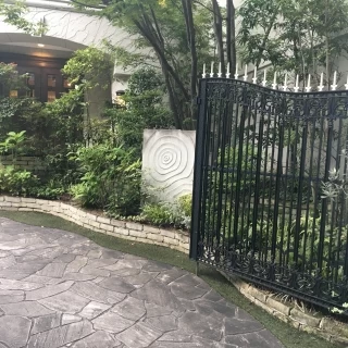 グリーンが沢山あります。