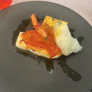 お魚料理です。