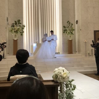 挙式会場の奥側