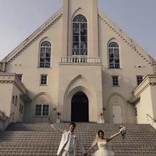 挙式会場の外