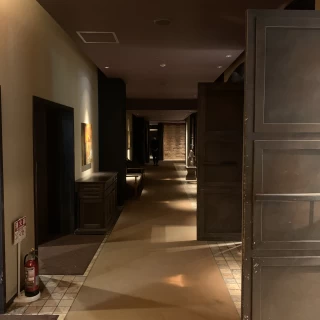 披露宴会場の廊下