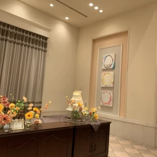 披露宴会場の装飾綺麗