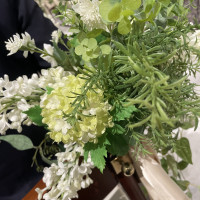 白と緑で綺麗