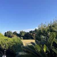 青空とガーデンがマッチ