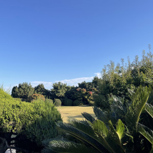 青空とガーデンがマッチ|586035さんのジェームス邸の写真(2580232)