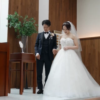 挙式中