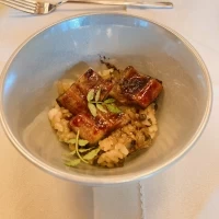 鰻トリュフ丼。〆のご飯まで贅沢の極み。