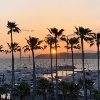 夕方の風景です。