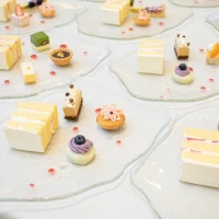 デザートは見た目も味も美味しかったです