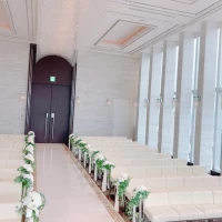 新郎新婦からのチャペル景色
