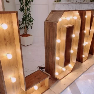 スタッフ手作りのオブジェ