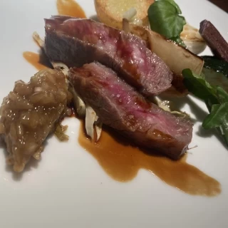 オリジナル和牛、ソースとても美味しかったです