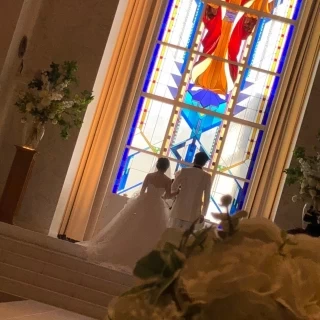 お花も多かったチャペル