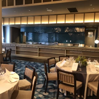 披露宴会場のオープンキッチンです