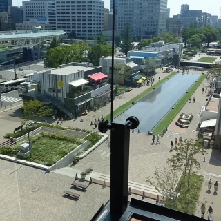 披露宴会場からの景色