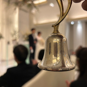 承認のベルを鳴らしてもらいました|586967さんのGRAN SUITE（グラン スイート）/FIVESTAR WEDDINGの写真(2080008)