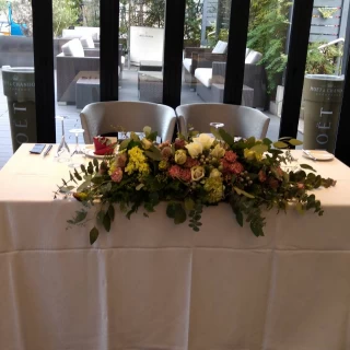 装花もイメージ通りでした