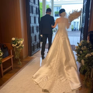 新郎新婦退場