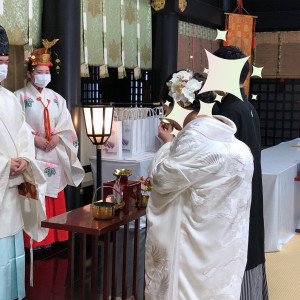 提携する神社での挙式|587352さんの成田ビューホテル（営業終了）の写真(1217210)