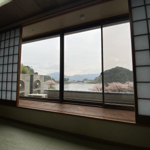 桜の時期なので、窓からの景色が綺麗でした。|587374さんの武雄温泉 森のリゾートホテルの写真(1325778)