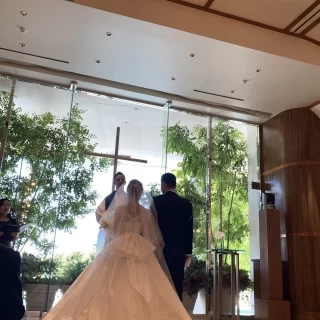 挙式中