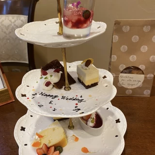 試食のデザート