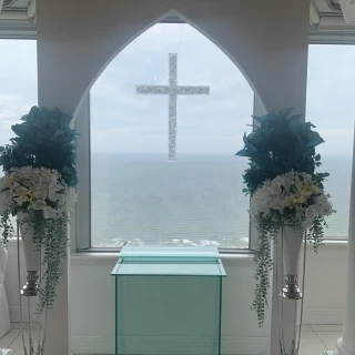スカイチャペルは海と空が綺麗です。