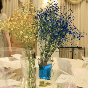ゲストテーブル装花|587922さんのウェディングコート エミリア（Wedding Court EMILIA）の写真(2037076)