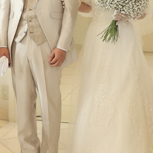 白タキシード
白ドレス|587922さんのウェディングコート エミリア（Wedding Court EMILIA）の写真(2037052)