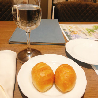パンはふわふわで美味しいです