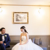 カメラマンさんが当日も前撮りのような写真を撮ってくださった