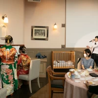 ベビーベッドも式場が用意してくれた