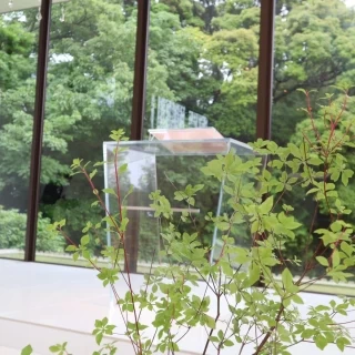 チャペルの花は季節限定のドウダンツツジ
