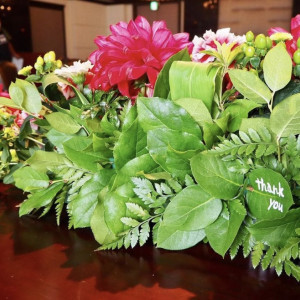 花好きの友人や家族は装花に喜んでいました|588366さんの川越氷川神社・氷川会館の写真(1288153)