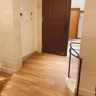 チャペル退場は別の出口から出るようこだわりがあります。