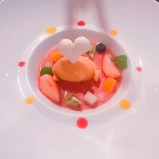 デザートがとても可愛い
