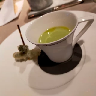 春らしい豆のスープ