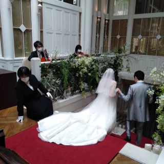 チャペルへ続く大階段