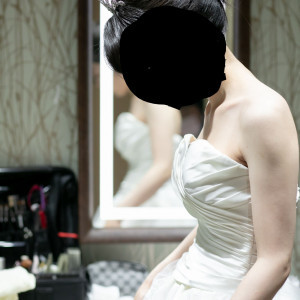 メイク、衣装室の中|588547さんの小さな結婚式　京都店の写真(1235894)