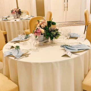 可愛い雰囲気の会場です。