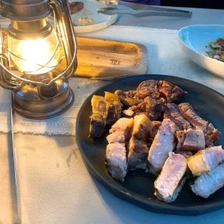 会場で用意していただいたランタンでおしゃれになりました。
