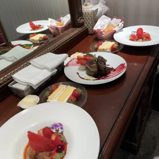 最後は2人きりでゆっくりご飯が食べられます