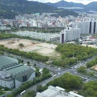 披露宴会場からの眺め