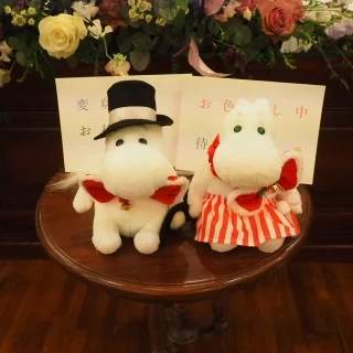 会場にて