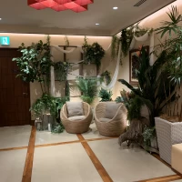 バリ風の会場
