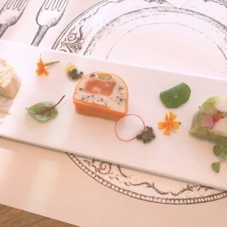 ブライダルフェアの試食のときの料理です。