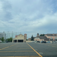 広い駐車場